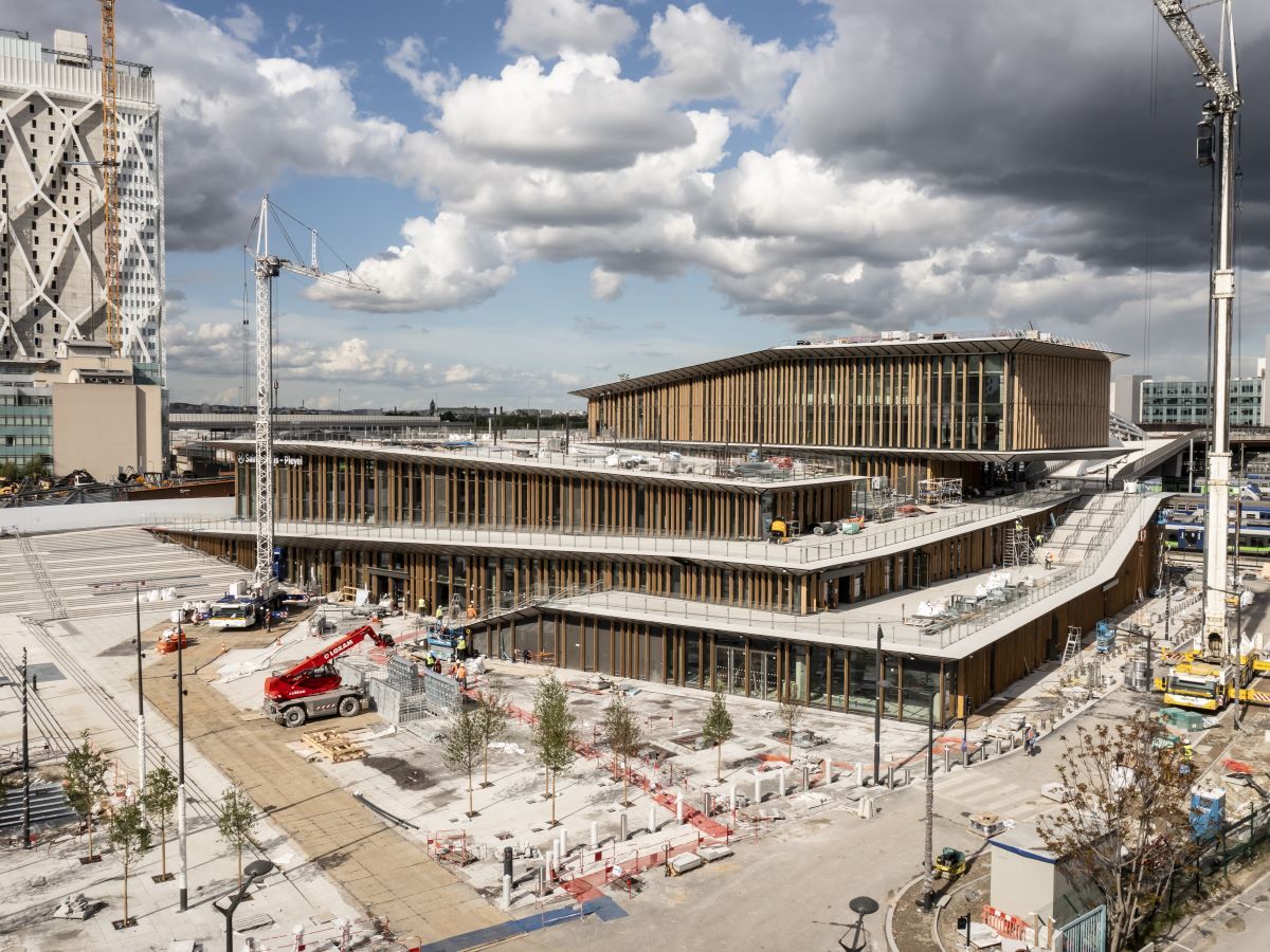 La gare de Saint-Denis-Pleyel à l'heure pour les Jeux olympiques