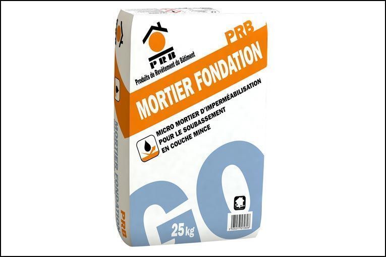 PRB Mortier de Fondation : Bien au sec chez vous…