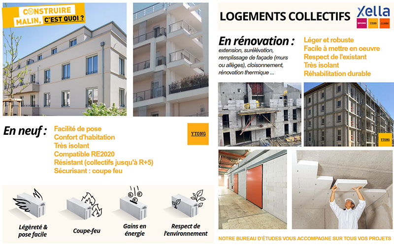 ytong solution beton cellulaire pour logements neufs et renoves