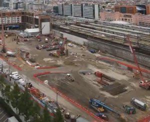 Rétrospective 2020 des travaux des chantiers du Pôle d'Échanges Multimodal de la Part-Dieu à Lyon