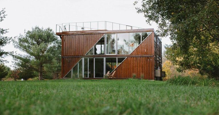 Une maison container familiale de 170 m2 très design aux Etats-Unis