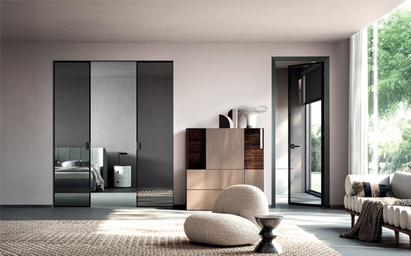 portes verre et alu eclisse design lumi re modularit