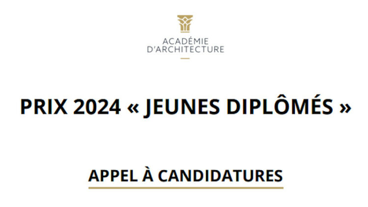 Prix 2024 « jeunes diplômés » – Appel à candidatures