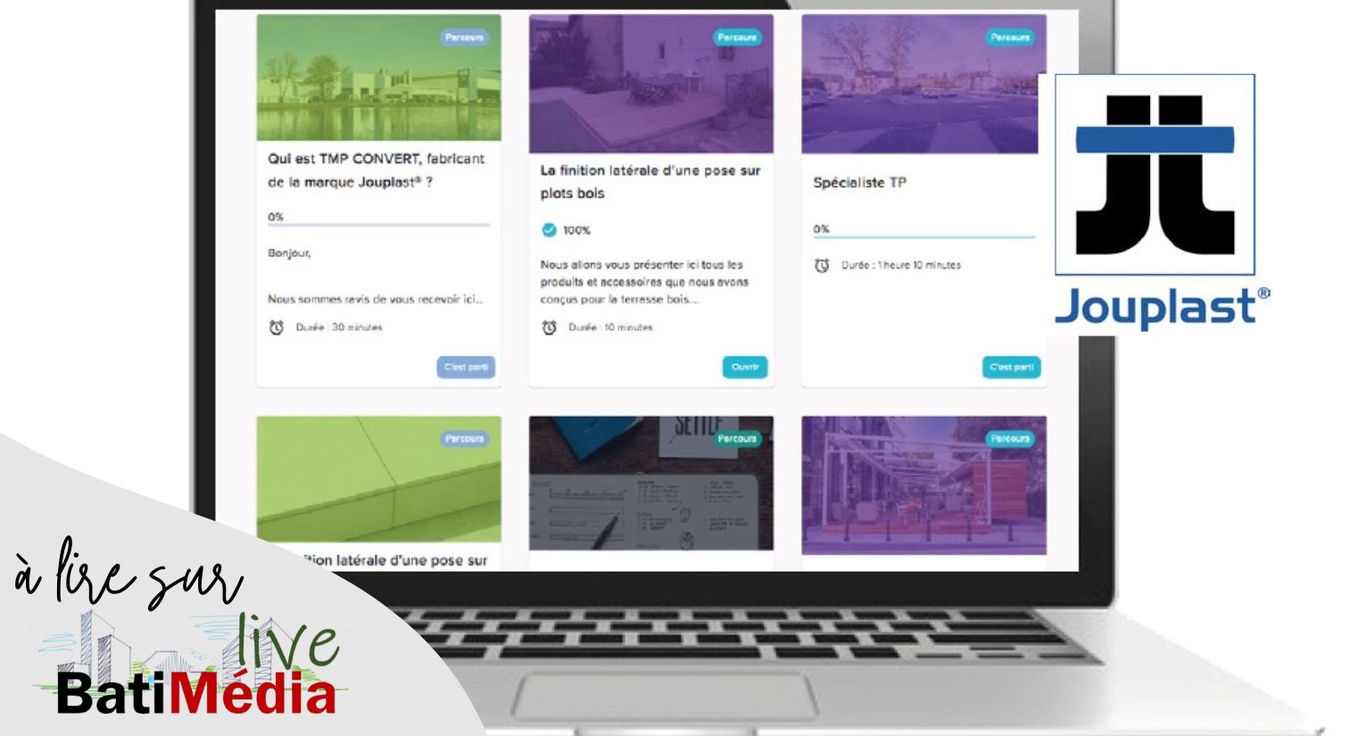 JOUPLAST® lance sa plateforme e-learning pour accompagner la montée en compétences de ses partenaires