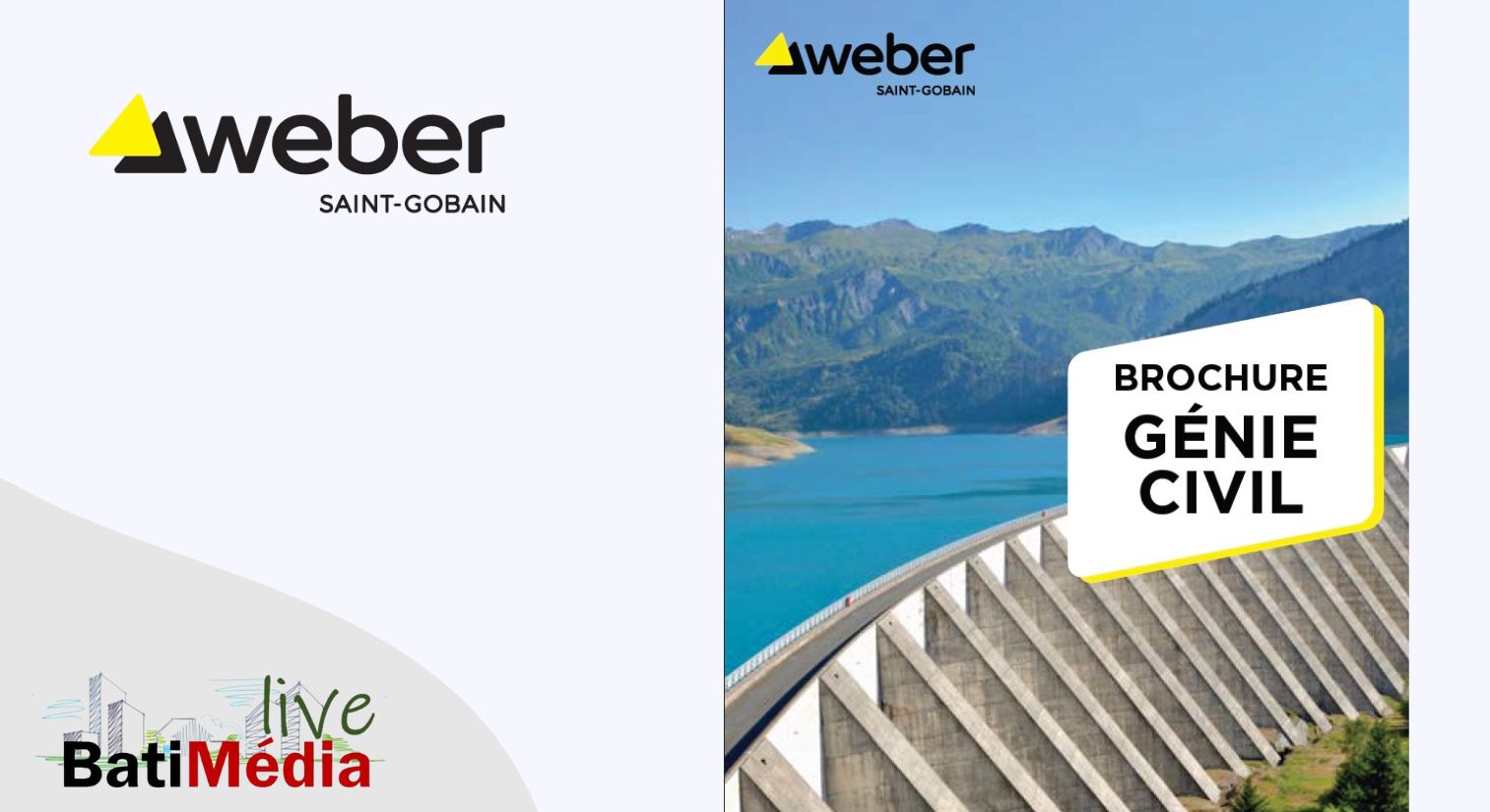 Nouvelle brochure génie civil de WEBER : un outil pédagogique et opérationnel au service des professionnels de l’infrastructure