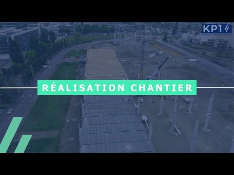 chantier de l h tel de logistique urbaine hlu lyon gerland