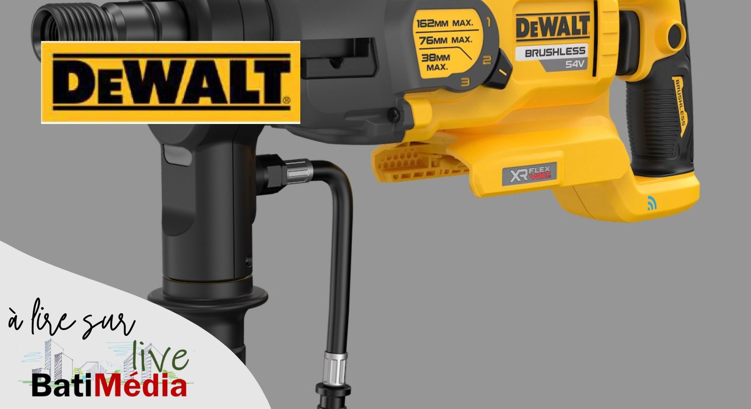 DEWALT présente ses innovations au salon BATIMAT 2024