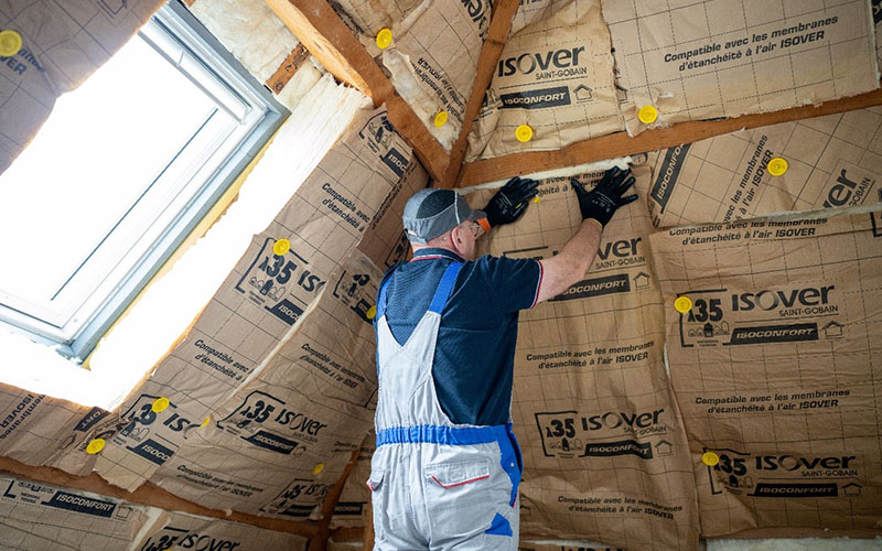 combles amenages les solutions isover conformes au dtu 45 10