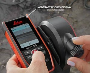 Lasermètre Leica Disto™ D5 - Mesures en extérieur