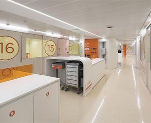 HI-MACS® au cœur de la rénovation de l'Hospital Clinic de Barcelone