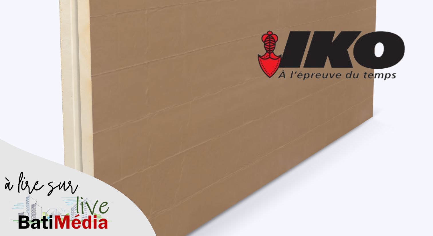 IKO Insulations innove avec son nouveau panneau d’isolation pour toitures inclinées : IKO enertherm ALU NF AS (Anti-Slip)