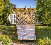 Les jeux de toiture de Daniel Buren à Dijon