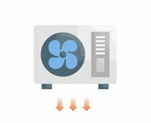 Comment fonctionne une pompe à chaleur air/air réversible ?