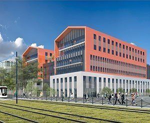 Adim Ouest, filiale de Vinci Construction, pose la 1ère pierre du nouveau campus Orange New Nantes