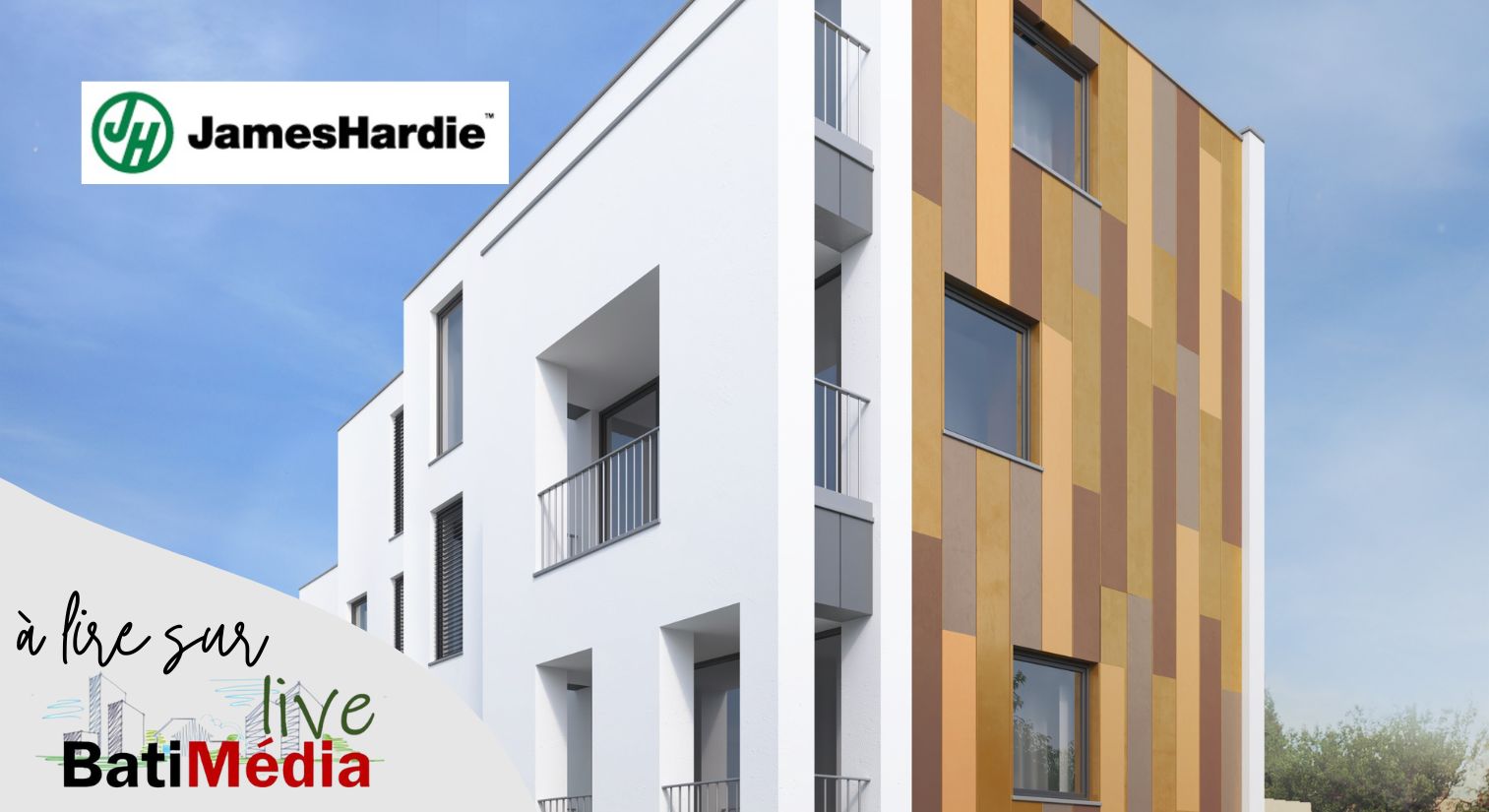 James Hardie® présente sa nouvelle gamme Hardie® Architectural Panel métallique