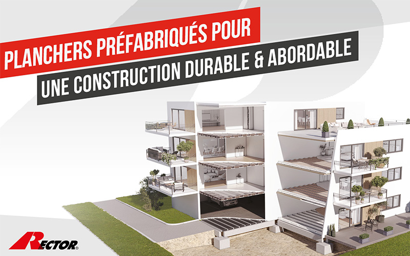 planchers prefabriques durables pour logements collectifs