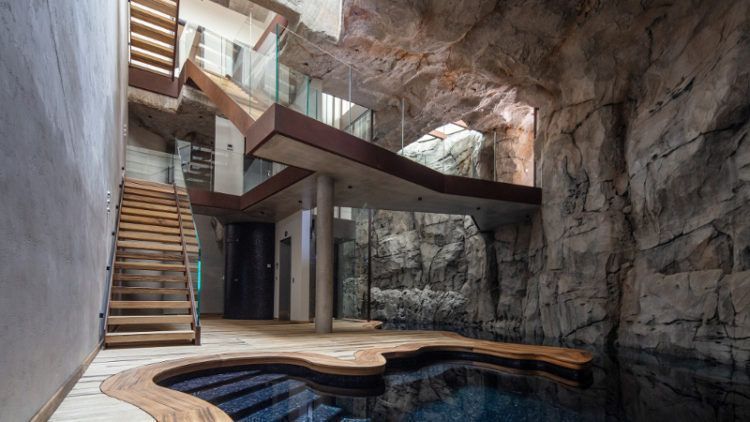 Villa troglodyte à Monaco, par Jean-Pierre Lott et Atelier Raymond