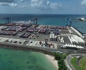 La protection du port de plaisance « Étang Z’Abricots » à Fort-de-France
