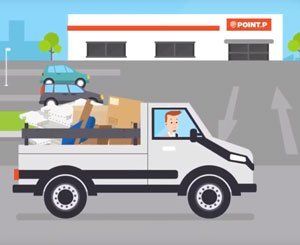 Lancement de batireprise, service de reprise de déchets (POINT.P &amp; SUEZ)