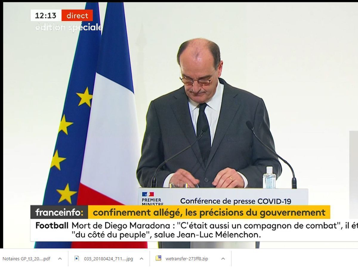 "Les visites immobilières pourront reprendre dès samedi matin" (Jean Castex)