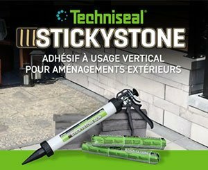 TS Stickystone : Adhésif Vertical pour Aménagements Extérieurs