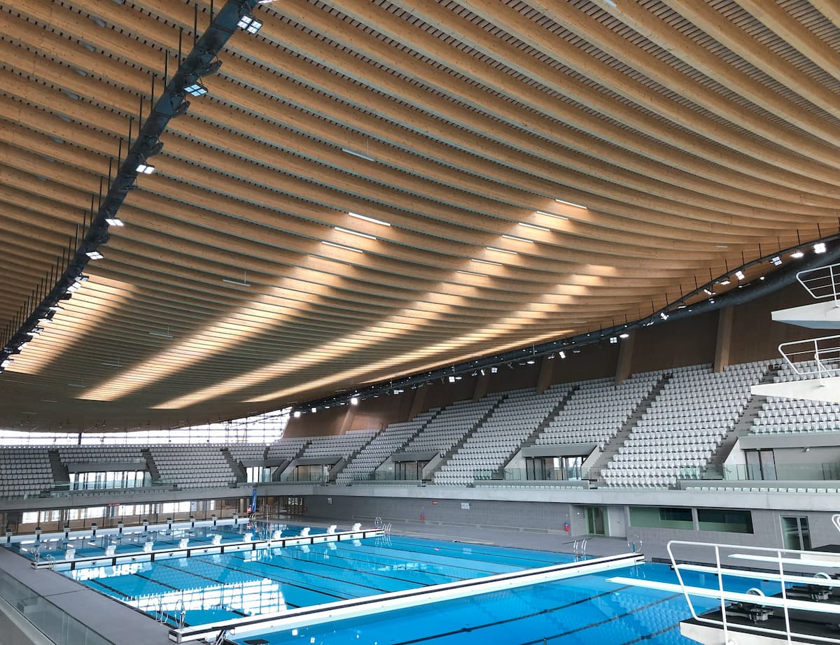 Le Centre Aquatique Olympique Métropole du Grand Paris en mode Héritage