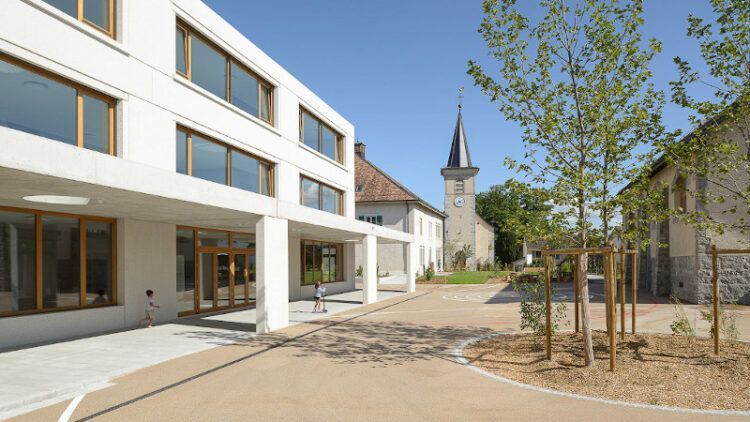 En Suisse, l’école primaire de Meinier est signée Mue