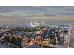 A Saint-Denis, un futur quartier autour de halles ferroviaires transformées