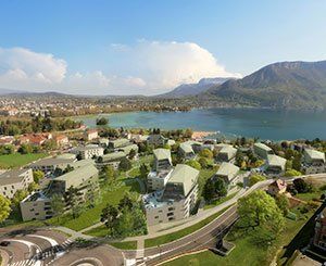 L'eau du lac d'Annecy va permettre de chauffer et refroidir le futur quartier des Trésums