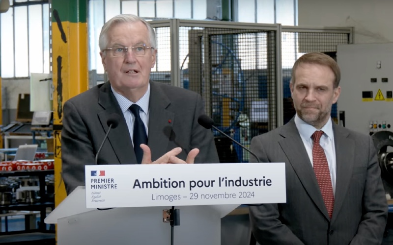 michel barnier pr t suspendre le zan pour les projets industriels