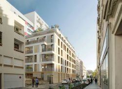 BBA signe le premier immeuble de logements avec façade à ossature bois et revêtement béton