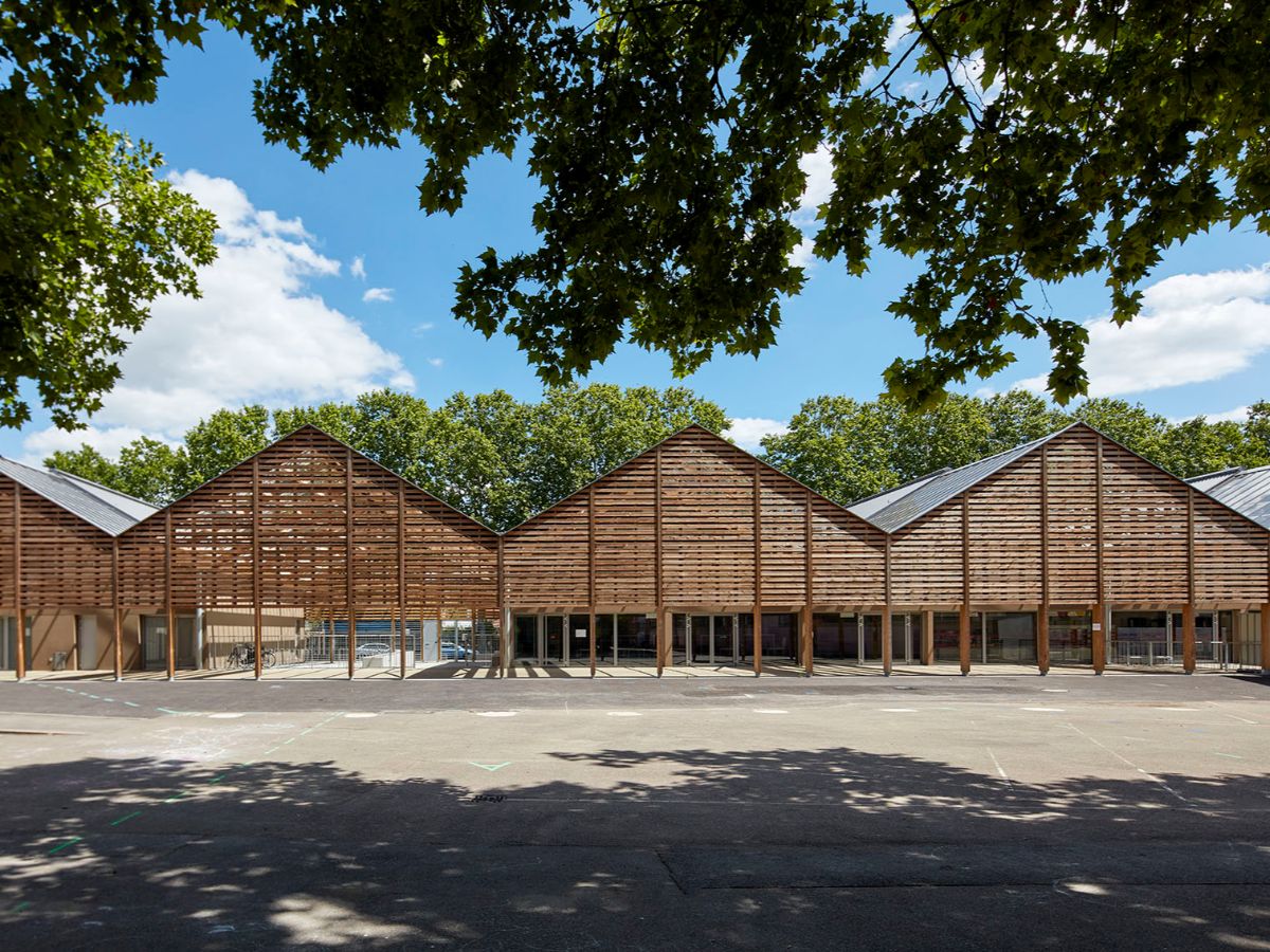 A Strasbourg, le bois au coeur de la rénovation d'un groupe scolaire