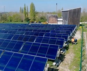Centrale solaire thermique pour la ville de Pons en Charente-Maritime