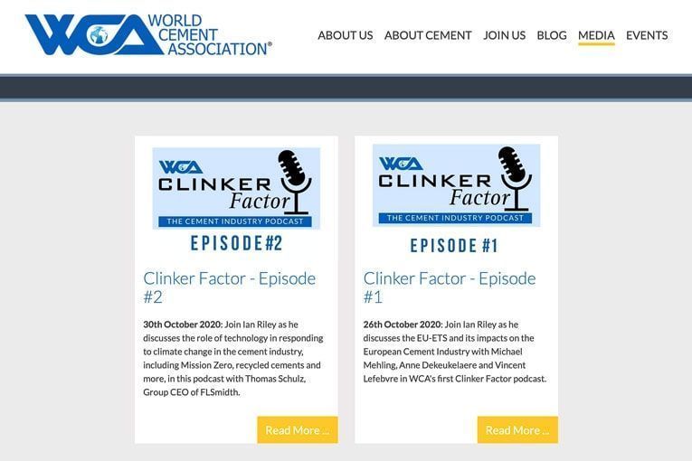World Cement Association lance ses podcasts “Clinker Factor”