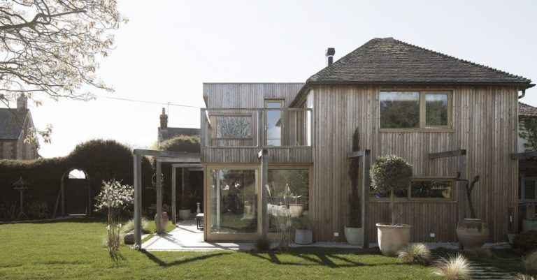 Extension en bois pour une maison anglaise du 19ème siècle