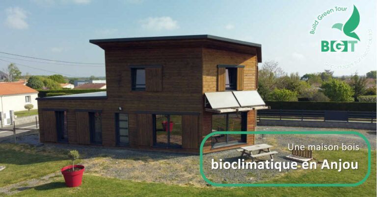 Visite d’une maison bois bioclimatique en Anjou – LMB Martin Frères #BGT001