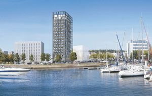 Une tour et un îlot mixte marqueront l'entrée de la ville