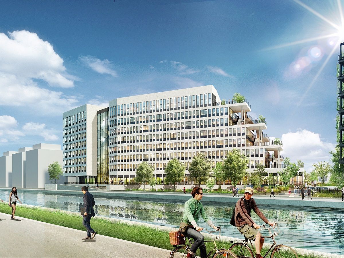 Plus de 16.000 m² de bureaux au bord du canal de l'Ourcq