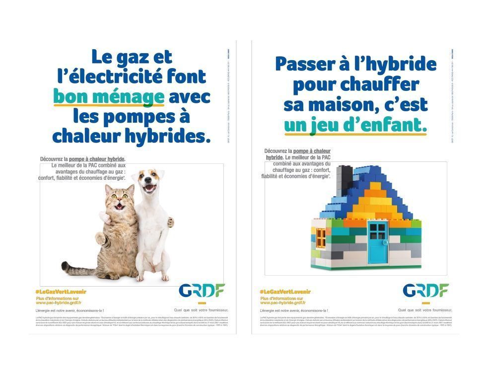 GRDF lance une campagne de pub pour promouvoir les pompes à chaleur hybrides