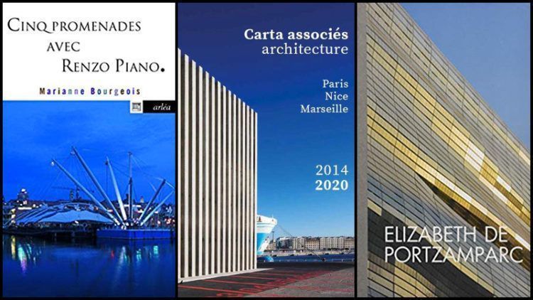 Livres – Promenades avec R. Piano, R. Carta et E. de Portzamparc