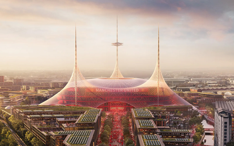 manchester united un nouveau stade par foster partners