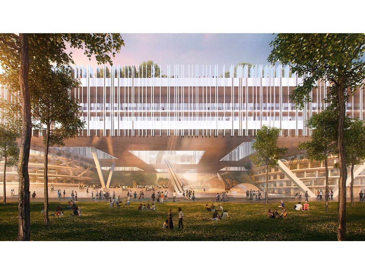 A Shenzhen, Dominique Perrault dessine un campus "détaché du sol"