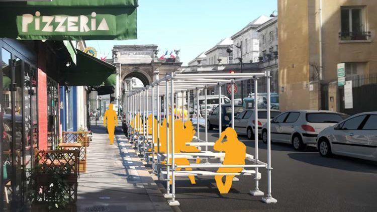 T-PK ou la terrasse éphémère pour place de parking