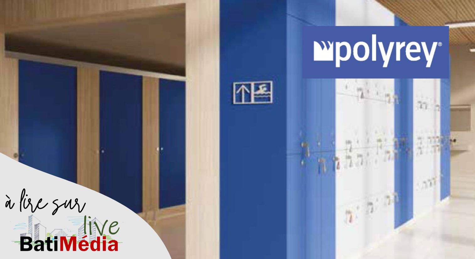 Cabines et casiers en stratifié compact HPL REYSIPUR® : une nouvelle gamme décorative alliant performance, esthétique et durabilité
