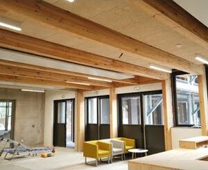 Panneaux rayonnants actisteel groupe scolaire le Barp