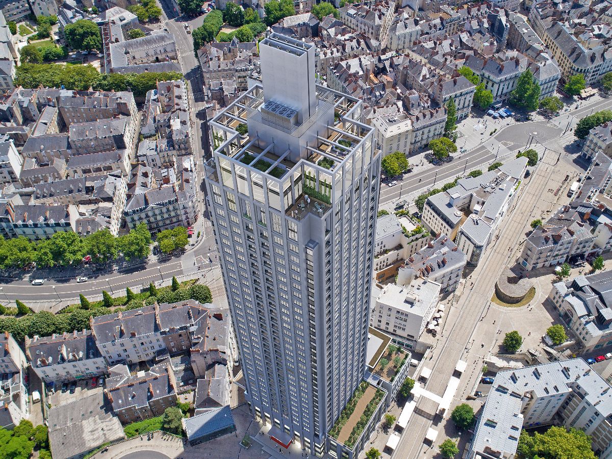 La nouvelle Tour Bretagne, un "Empire State Building nantais"