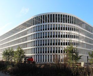 Livraison du parking silo mutualisé par GaP Architectes et Un1on sur le Campus urbain de Paris-Saclay