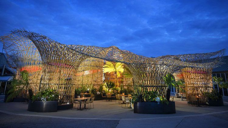 Oasis de Terra Botanica ou l’architecture végétale de l’Atelier Déambulons