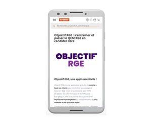 Obtenez votre qualification RGE avec la nouvelle appli Point.P