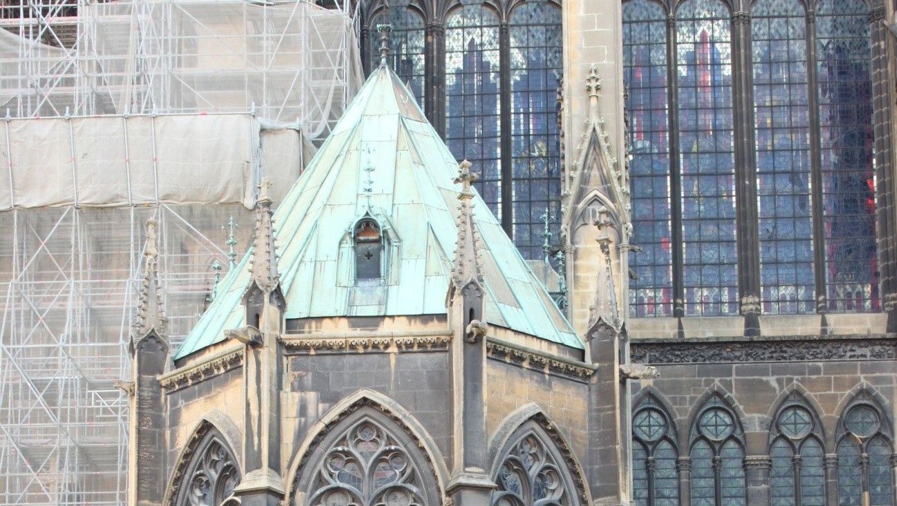 Restauration de la couverture de la chapelle du Saint-Sacrement de la cathédrale de Metz